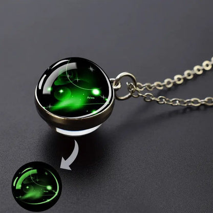 Rynx | Glow-in-the-dark Zodiac Pendant Necklace