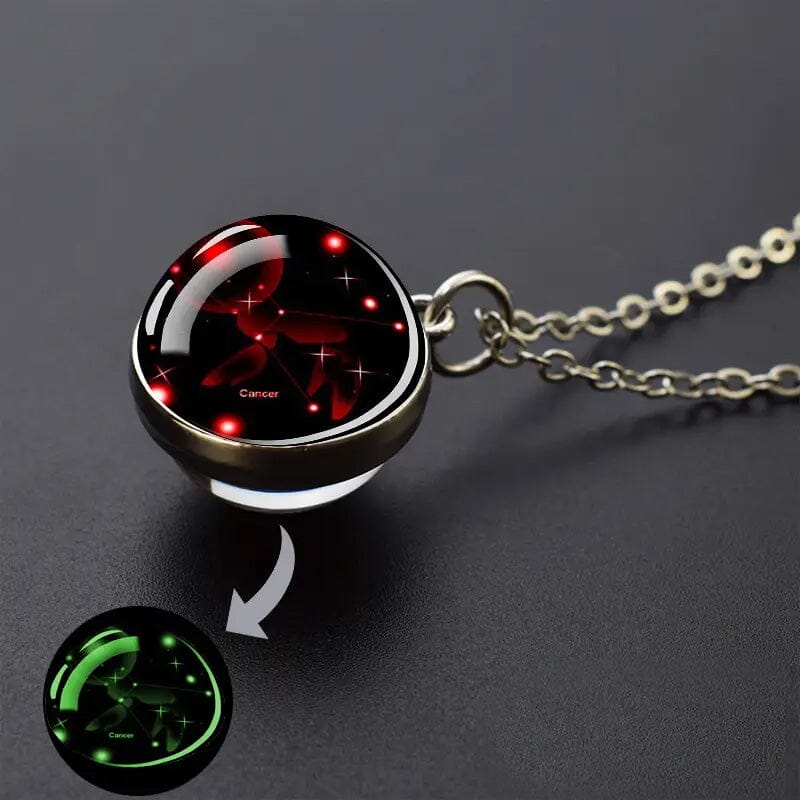 Rynx | Glow-in-the-dark Zodiac Pendant Necklace
