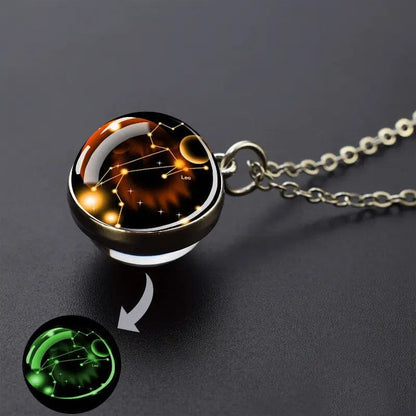 Rynx | Glow-in-the-dark Zodiac Pendant Necklace