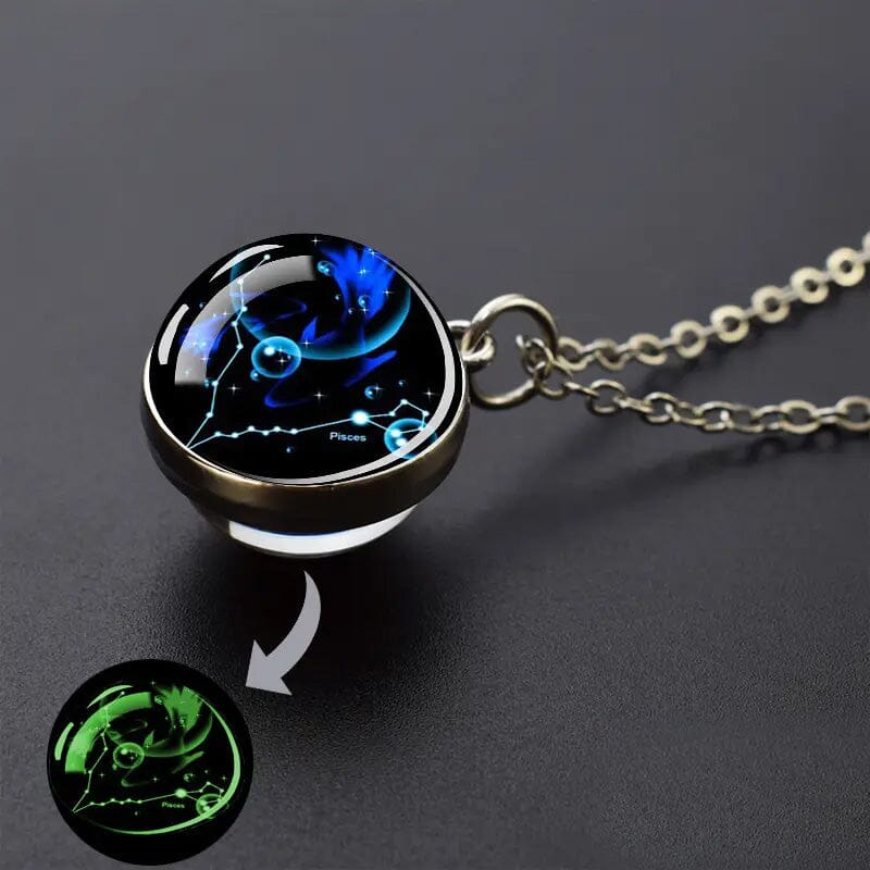 Rynx | Glow-in-the-dark Zodiac Pendant Necklace