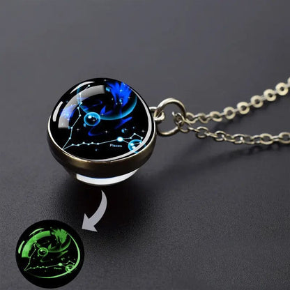 Rynx | Glow-in-the-dark Zodiac Pendant Necklace