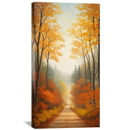 Rynx | Golden Canopy Road Canvas