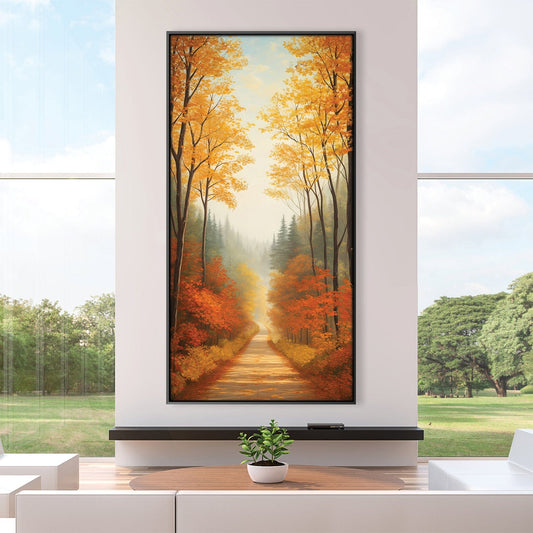Rynx | Golden Canopy Road Canvas