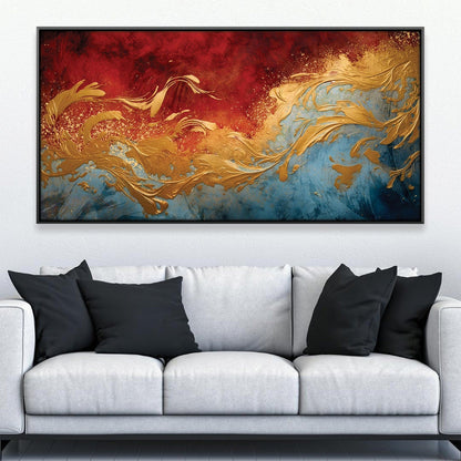 Rynx | Golden Flame Canvas