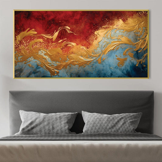 Rynx | Golden Flame Canvas