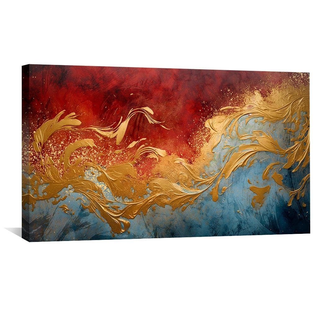 Rynx | Golden Flame Canvas