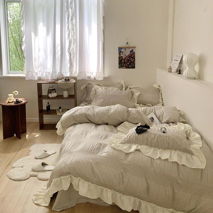Rynx Princesscore Soft Ruffled Bedding Set