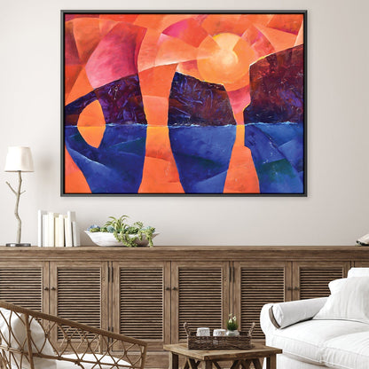 Rynx | Guardians of the Ocean in Cubism Canvas