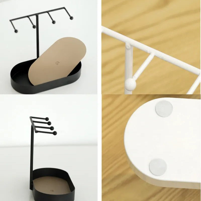Rynx | EleganceTray – Stylish decorative trays with vertical stand and hooks