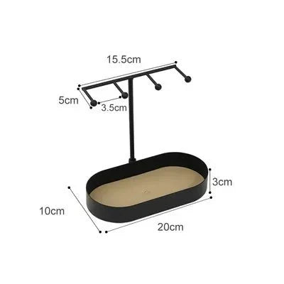 Rynx | EleganceTray – Stylish decorative trays with vertical stand and hooks