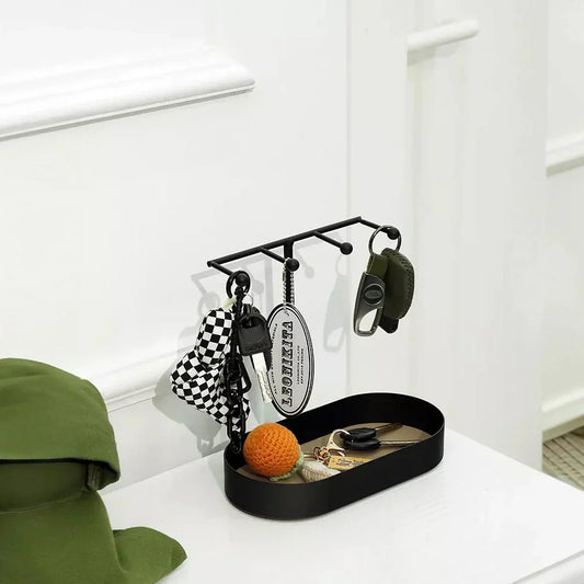 Rynx | EleganceTray – Stylish decorative trays with vertical stand and hooks