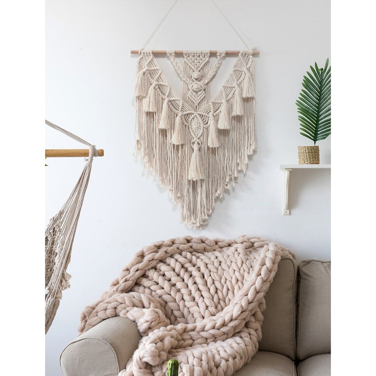 Rynx | Handwoven Lace Wall Decor Bohemian Boho Art Decor