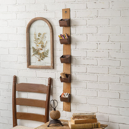 Rynx | Rustic Hanging Utility Wall Organizer