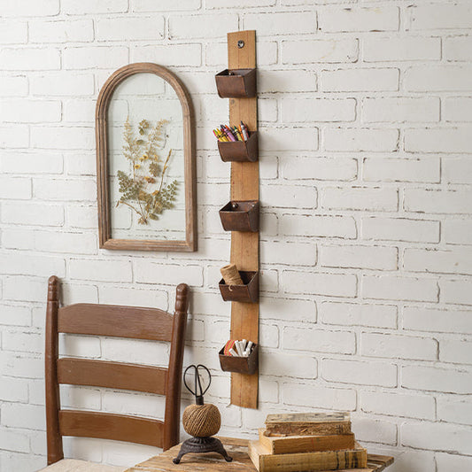 Rynx | Rustic Hanging Utility Wall Organizer
