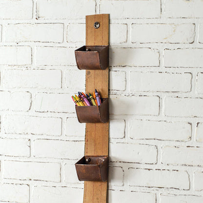 Rynx | Rustic Hanging Utility Wall Organizer