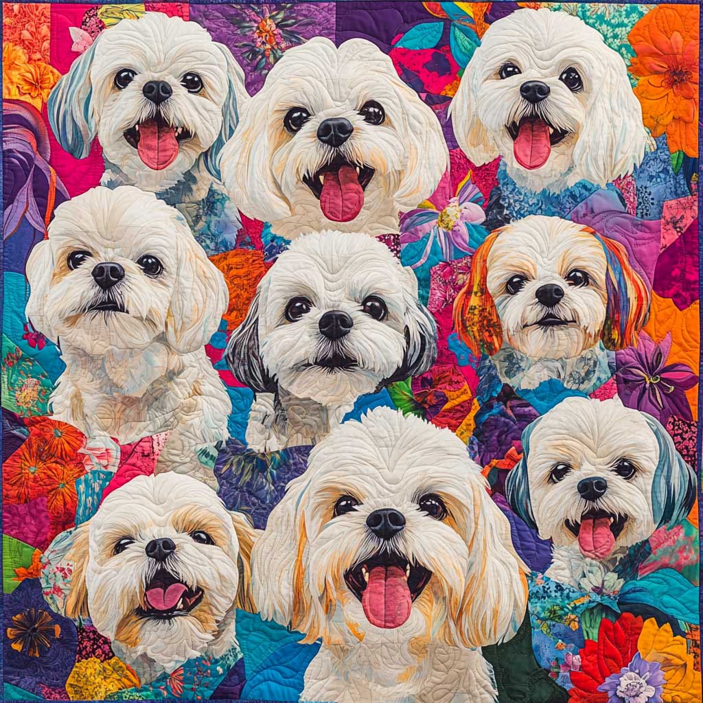 Rynx | Happy Shih Tzu Quilt