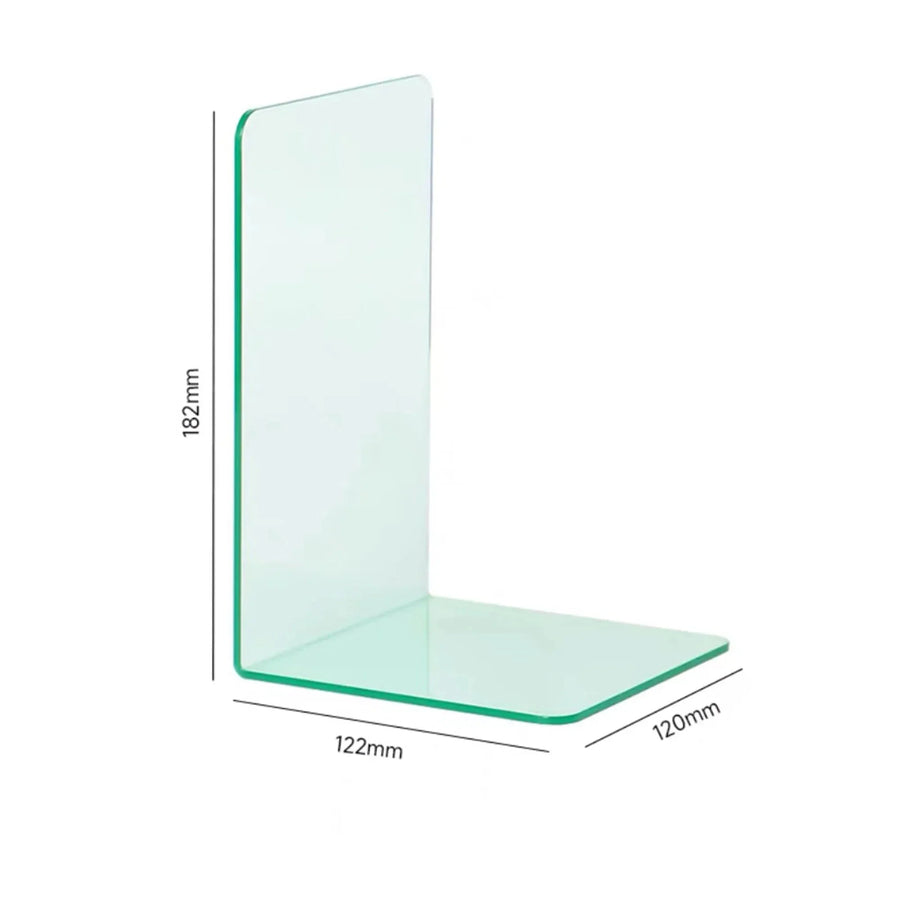 Rynx | ElegantStack - Clear Acrylic Bookends Organizer