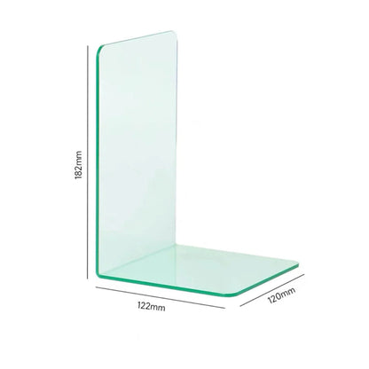 Rynx | ElegantStack - Clear Acrylic Bookends Organizer