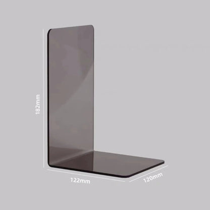 Rynx | ElegantStack - Clear Acrylic Bookends Organizer