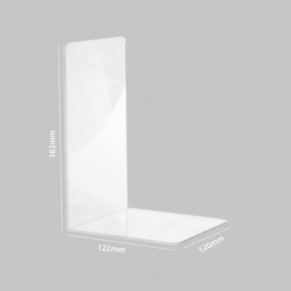 Rynx | ElegantStack - Clear Acrylic Bookends Organizer