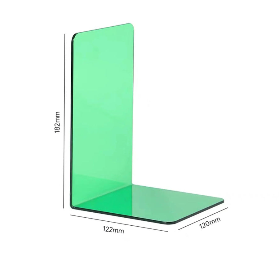 Rynx | ElegantStack - Clear Acrylic Bookends Organizer