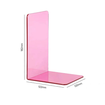 Rynx | ElegantStack - Clear Acrylic Bookends Organizer