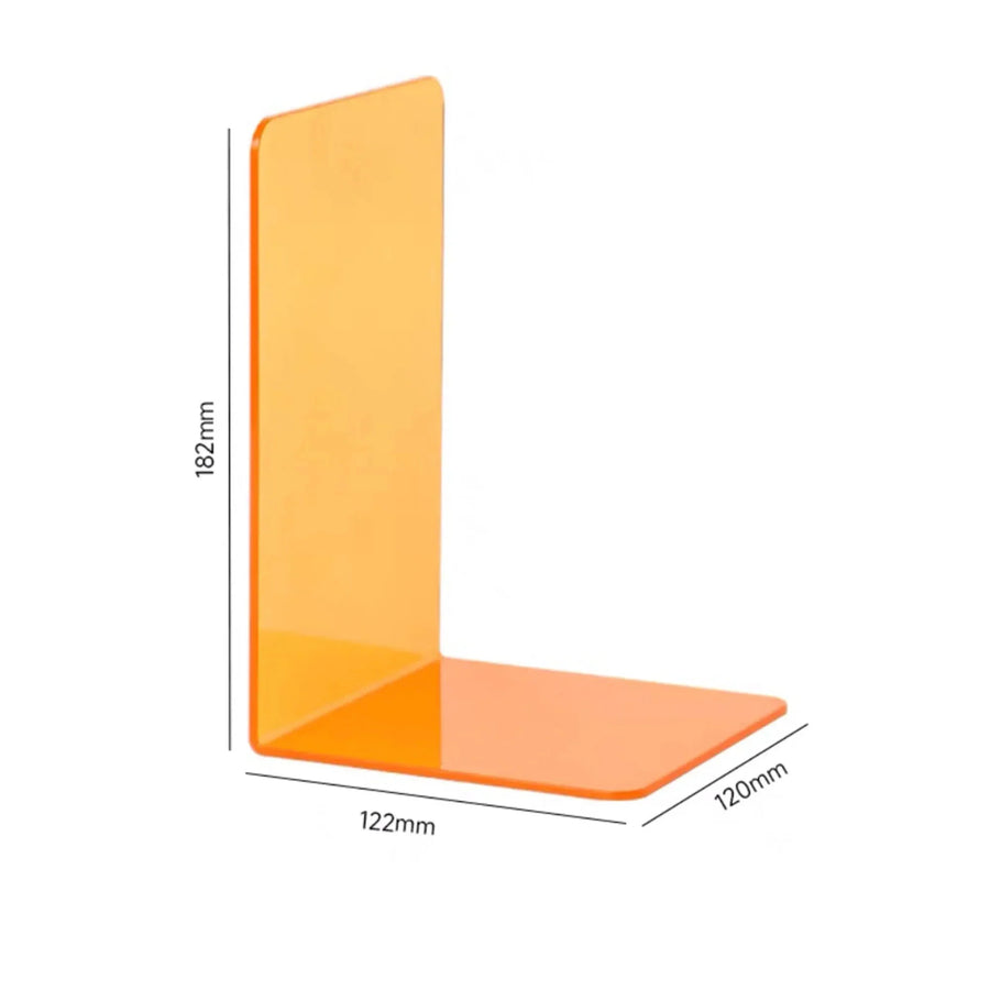 Rynx | ElegantStack - Clear Acrylic Bookends Organizer