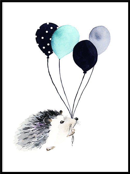 Rynx | Hedgehog with Balloons