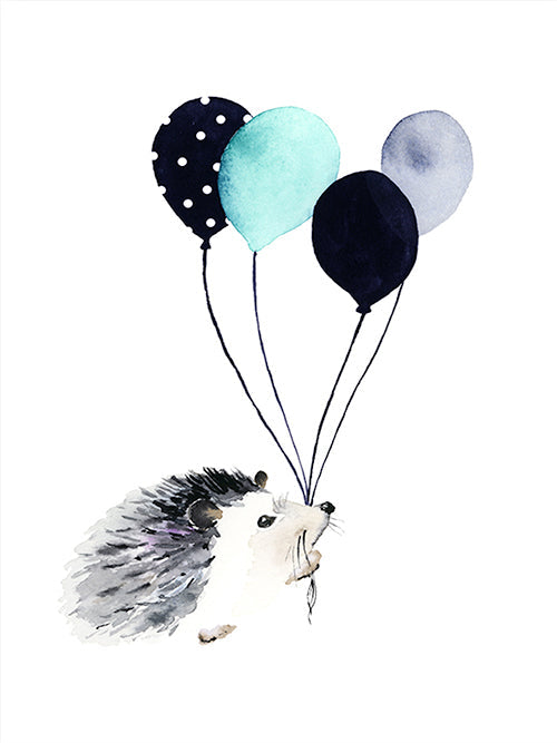 Rynx | Hedgehog with Balloons