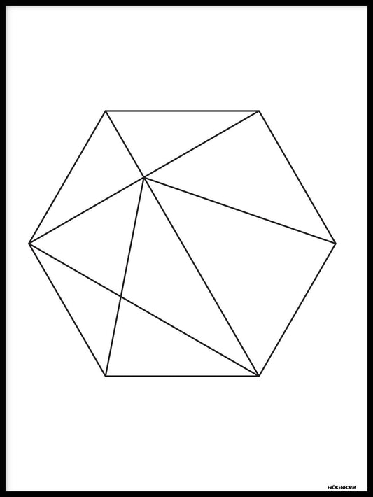 Rynx | Hexagon in Black