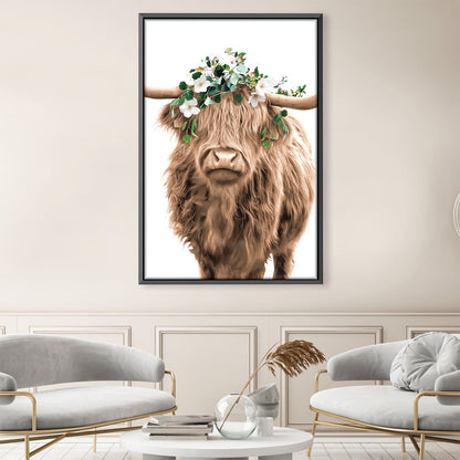 Rynx | Highland Cattle Portrait Canvas