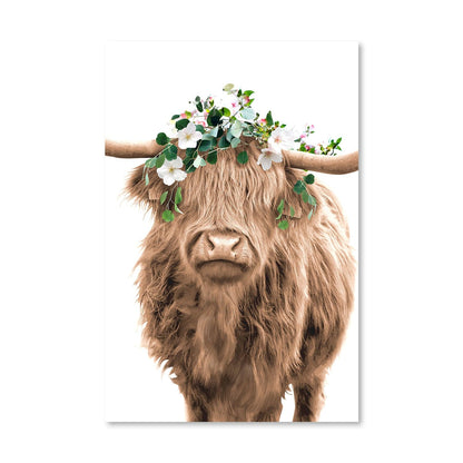 Rynx | Highland Cattle Portrait Canvas