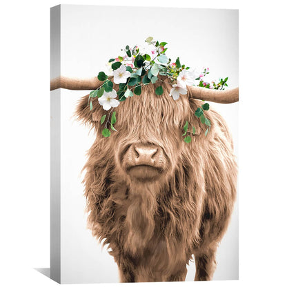 Rynx | Highland Cattle Portrait Canvas