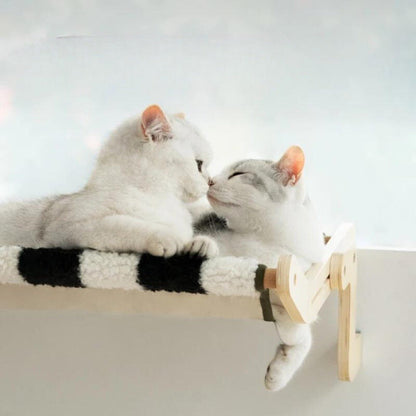 Rynx | Holiday Style Solid Three Cat Hammock Bed in Plush Material