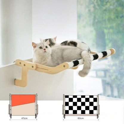 Rynx | Holiday Style Solid Three Cat Hammock Bed in Plush Material