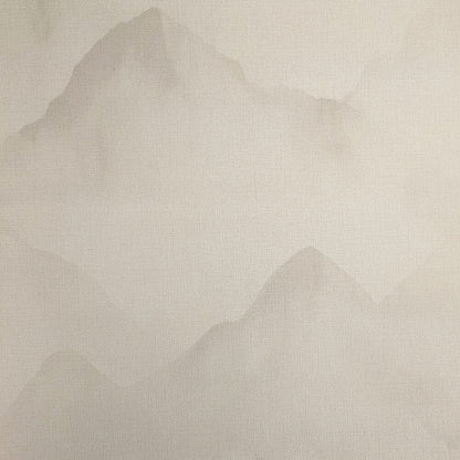 Rynx | Horizon Neutral Textured Fog Mountain Wallpaper
