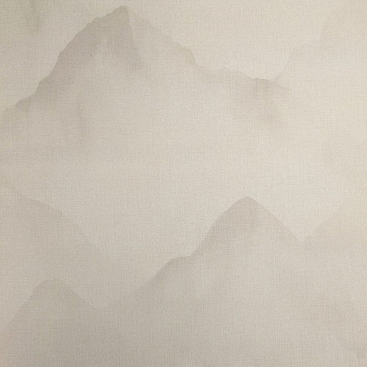 Rynx | Horizon Neutral Textured Fog Mountain Wallpaper