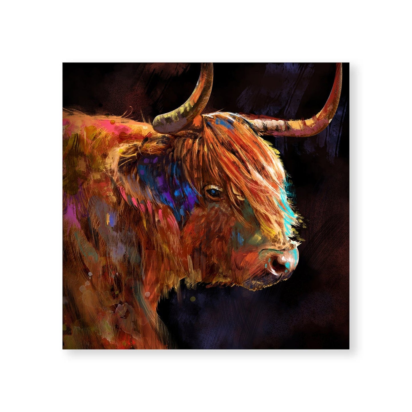 Rynx | Horns of Highland Canvas