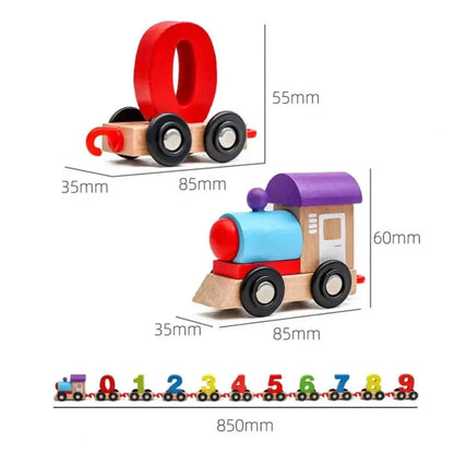 Rynx | Train toy in wood | Magnetic