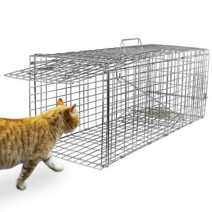 Rynx | Human Fang and Release Live Animal Collapsible Galvanized Wire Basket