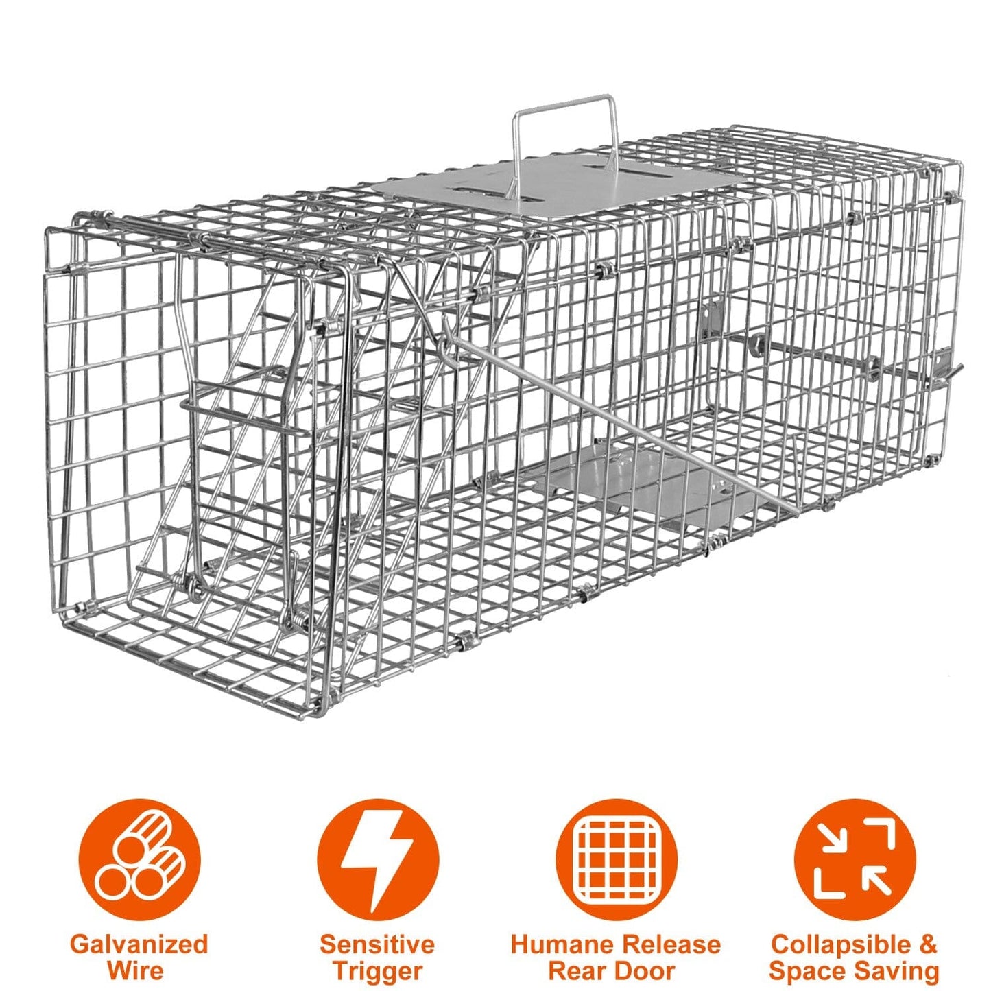 Rynx | Human Liv Animal Cage Foldable Galvanized Wire