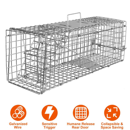 Rynx | Human Liv Animal Cage Foldable Galvanized Wire
