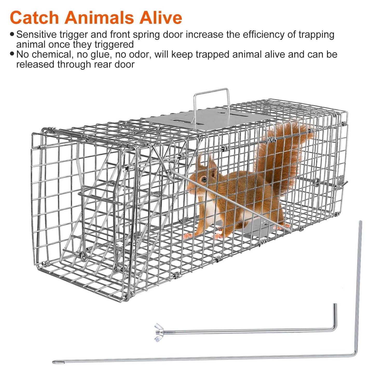 Rynx | Human Liv Animal Cage Foldable Galvanized Wire