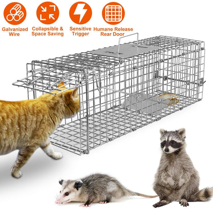 Rynx | Human Liv Animal Cage Foldable Galvanized Wire