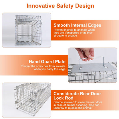 Rynx | Human Liv Animal Cage Foldable Galvanized Wire