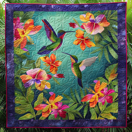 Rynx | Hummingbird Quilted Blanket