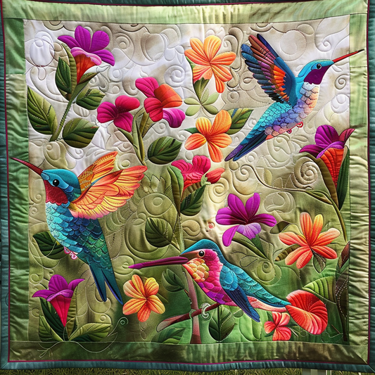 Rynx | Hummingbird Quilted Blanket