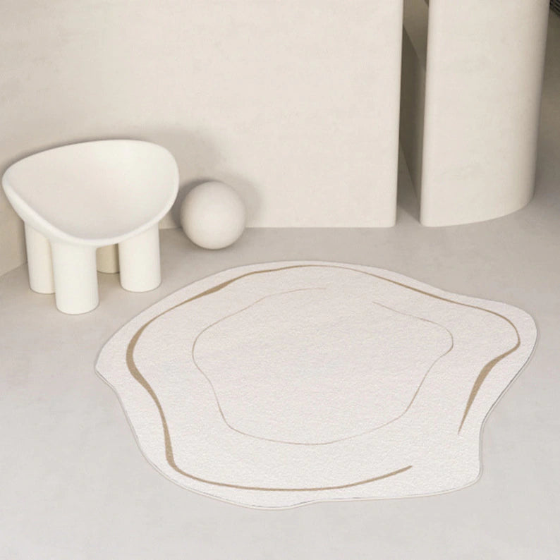 Rynx | Irregular round light luxury plush carpet