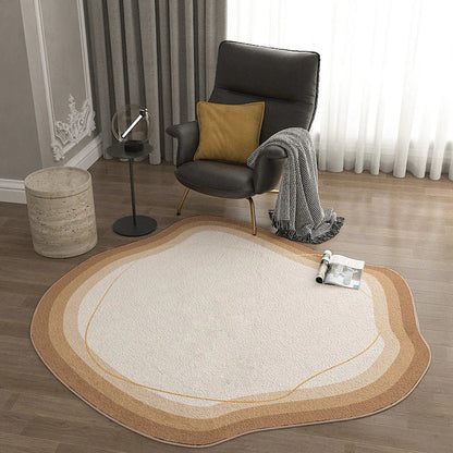 Rynx | Irregular round light luxury plush carpet