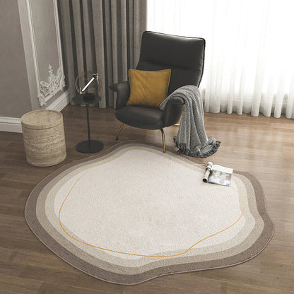 Rynx | Irregular round light luxury plush carpet
